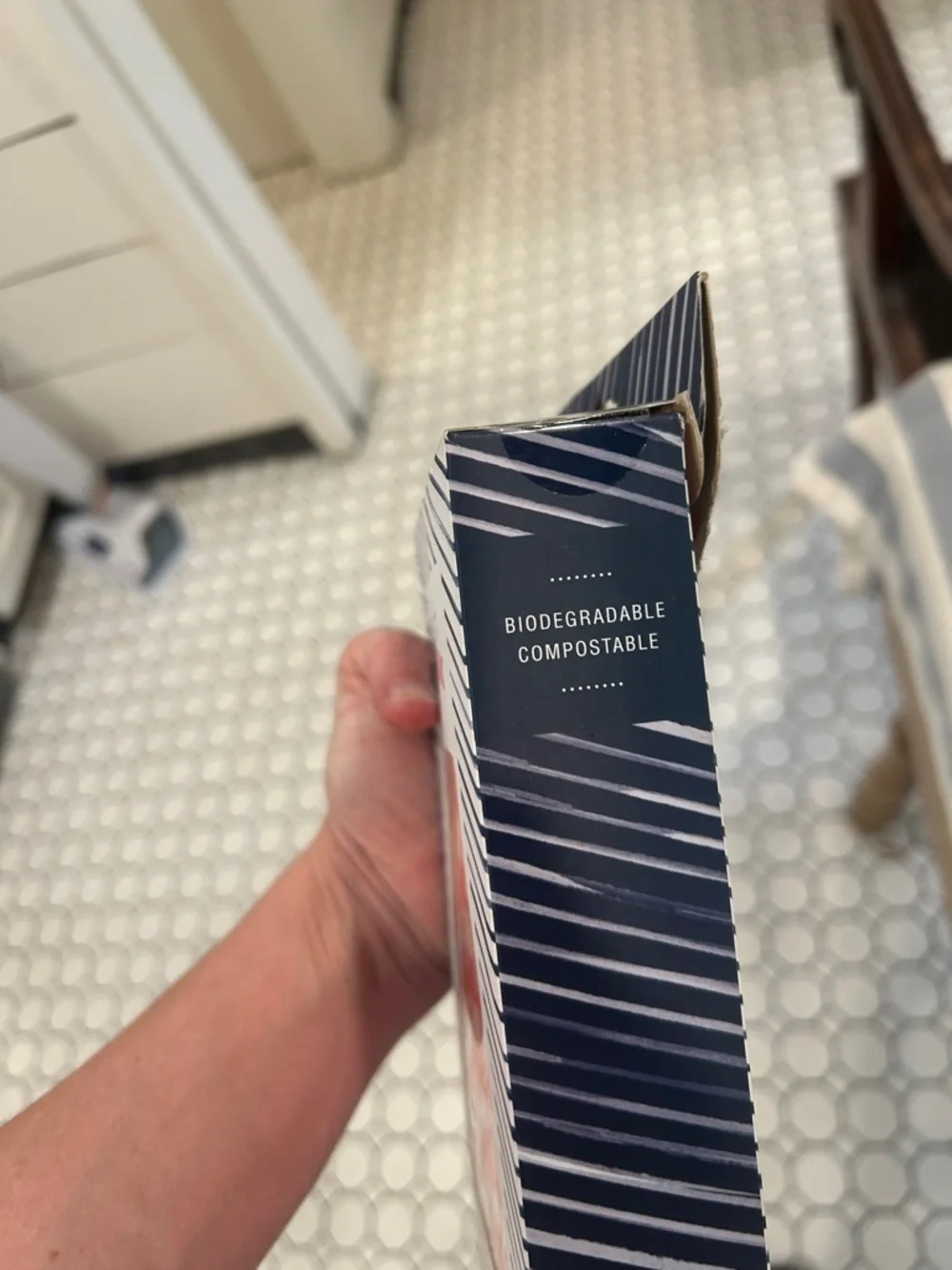 Anthropologie Red & White Chevron Paper Straws